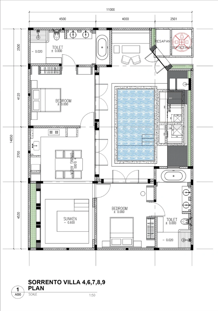 sorrento 1brv, no 4 - floorplan